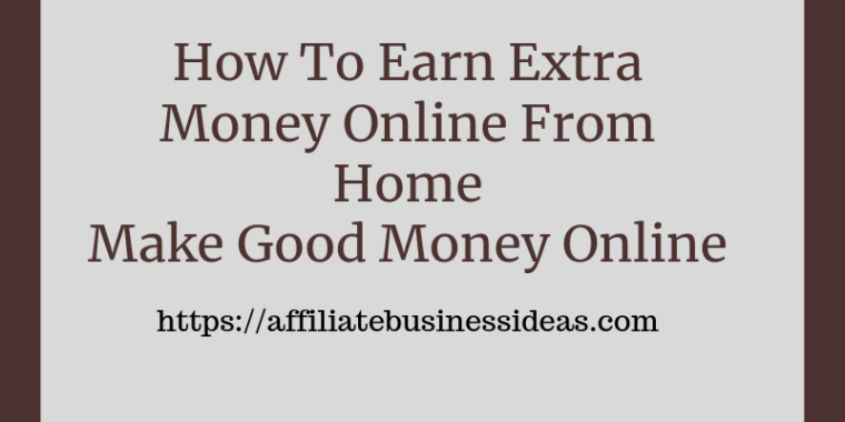 earn extra money online