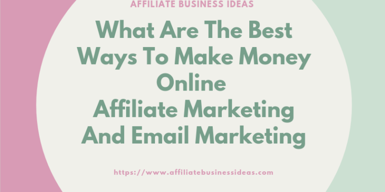 affiliate marketing and email marketing
