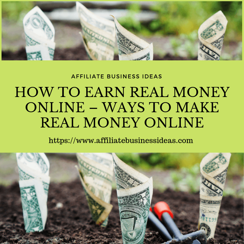 ways to make real money online