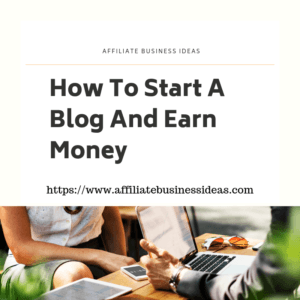 start a blog and earn money