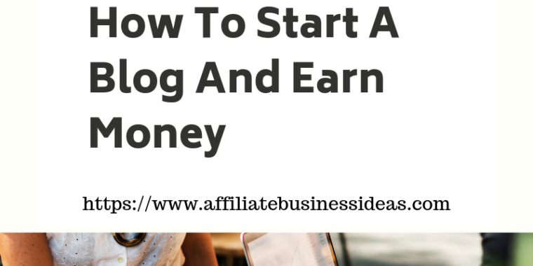 start a blog and earn money