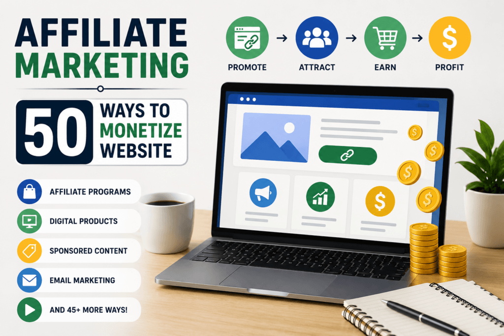Affiliate Marketing/50 Ways To Monetize Website