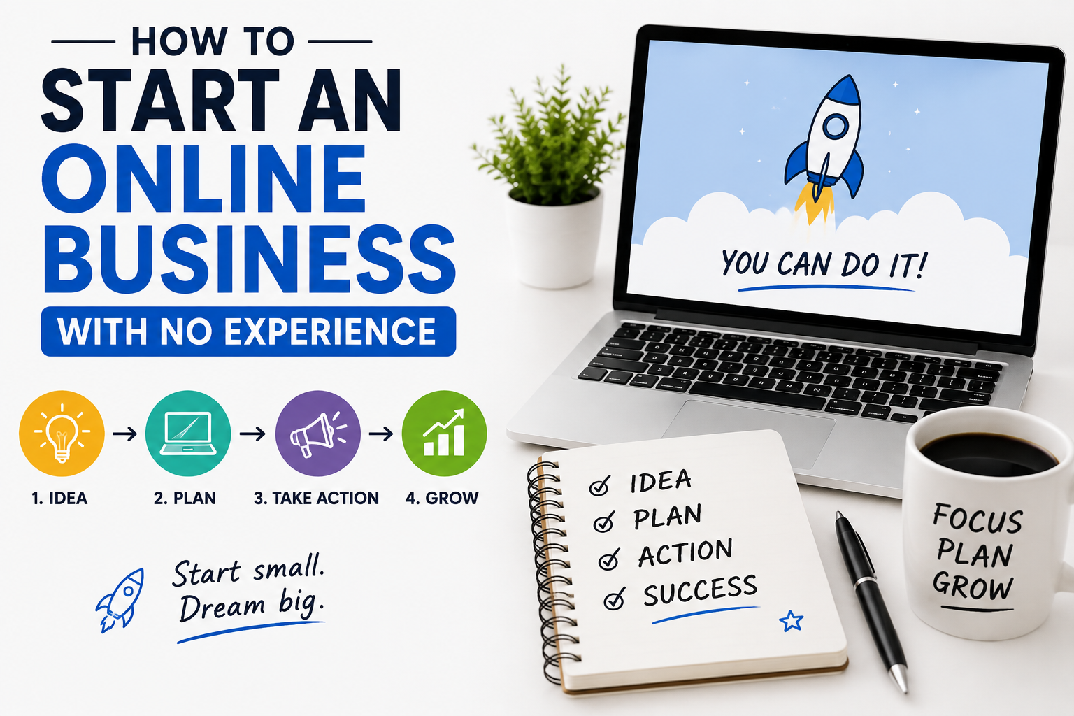 How to Start an Online Business with No Experience (Beginner’s Guide