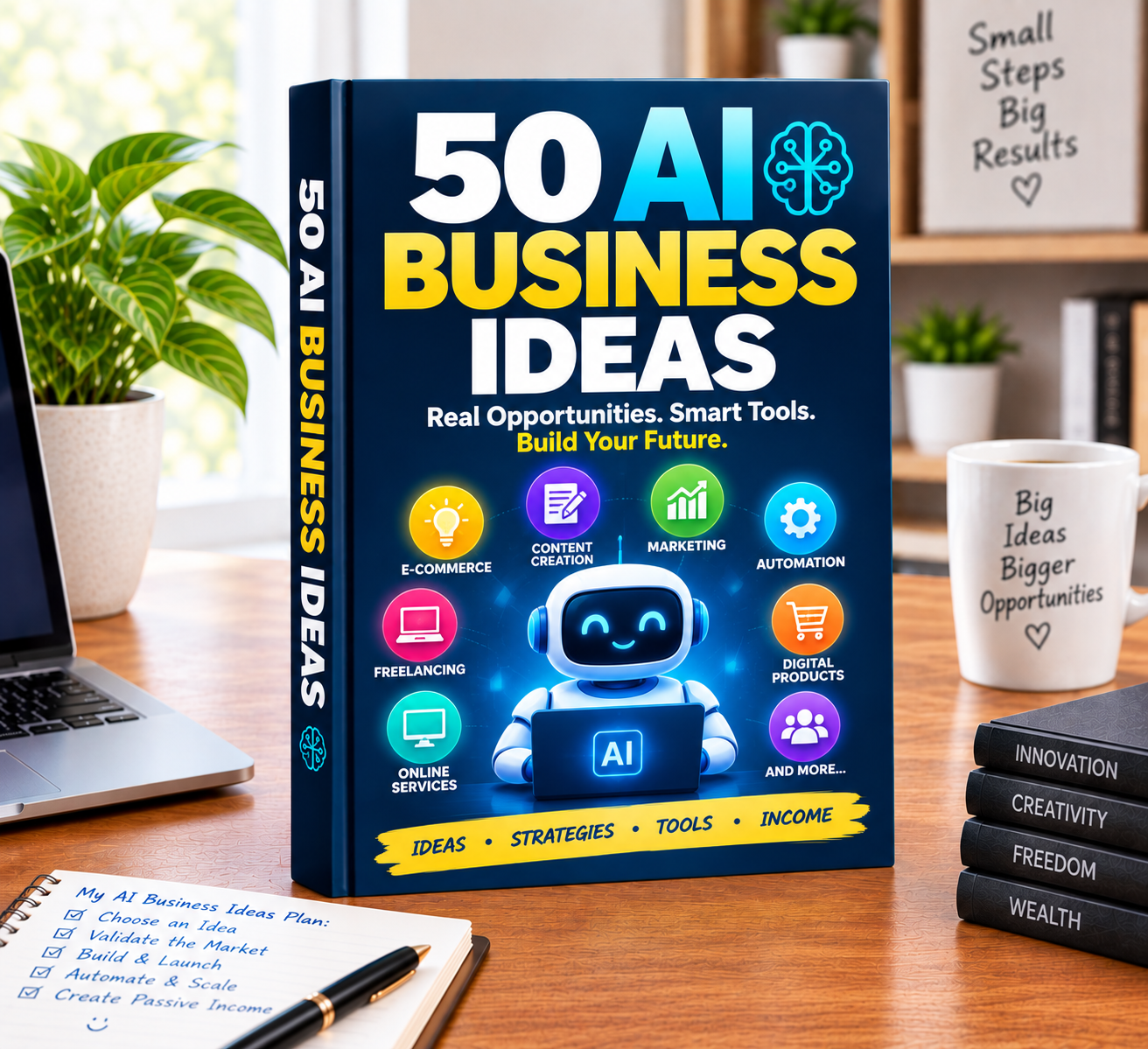 50 AI Business Ideas Blueprint
