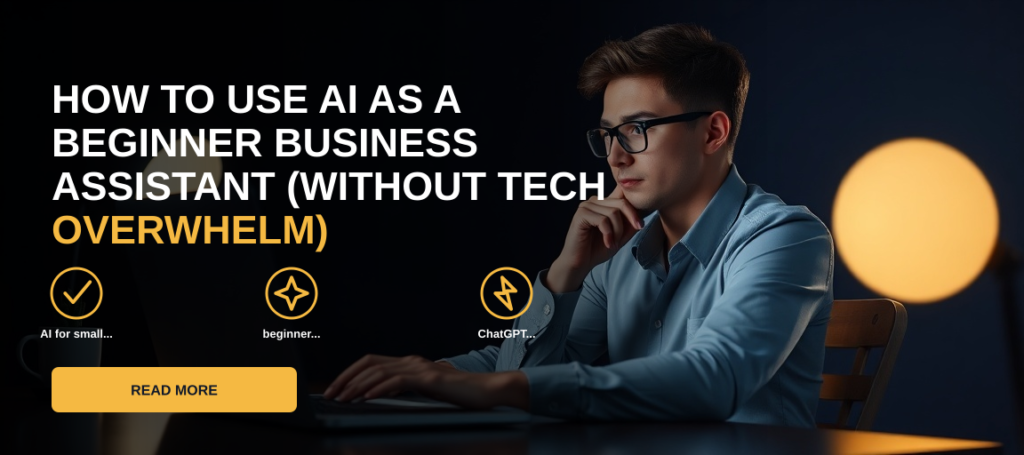 How to Use AI as a Beginner Business Assistant (Without Tech Overwhelm)