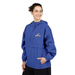 Packable Anorak Jacket — Orange Hooded Windbreaker