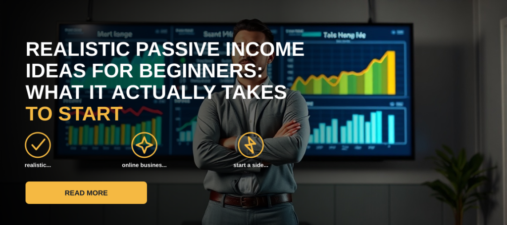 Realistic Passive Income Ideas for Beginners: What It Actually Takes to Start