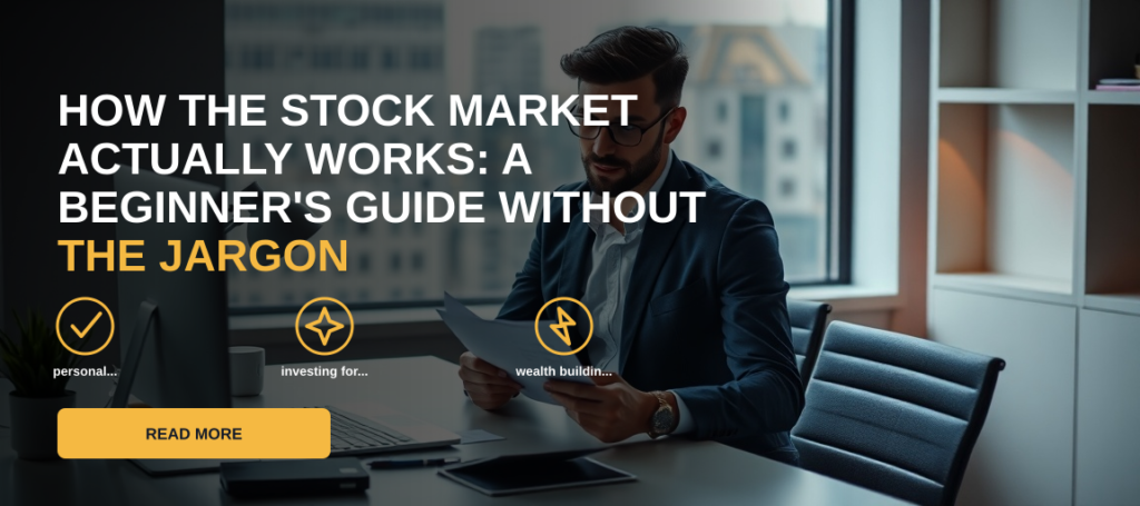 How the Stock Market Actually Works: A Beginner's Guide Without the Jargon