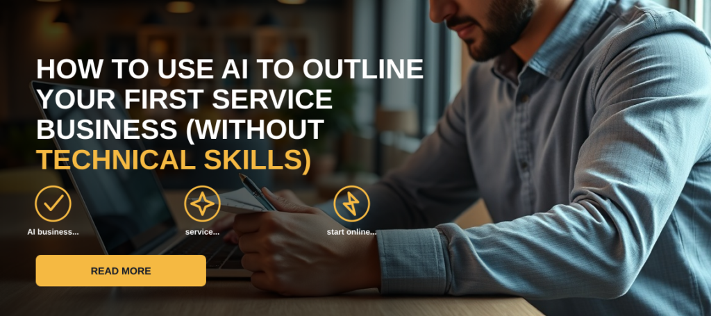 How to Use AI to Outline Your First Service Business (Without Technical Skills)